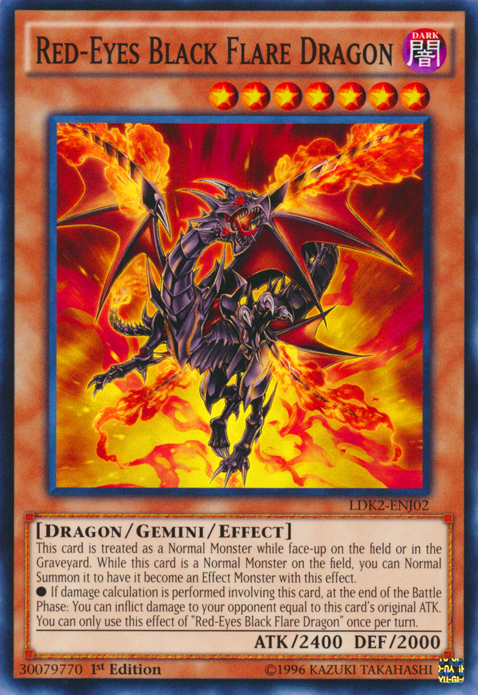 Red-Eyes Black Flare Dragon [LDK2-ENJ02] Common | Good Games Adelaide SA
