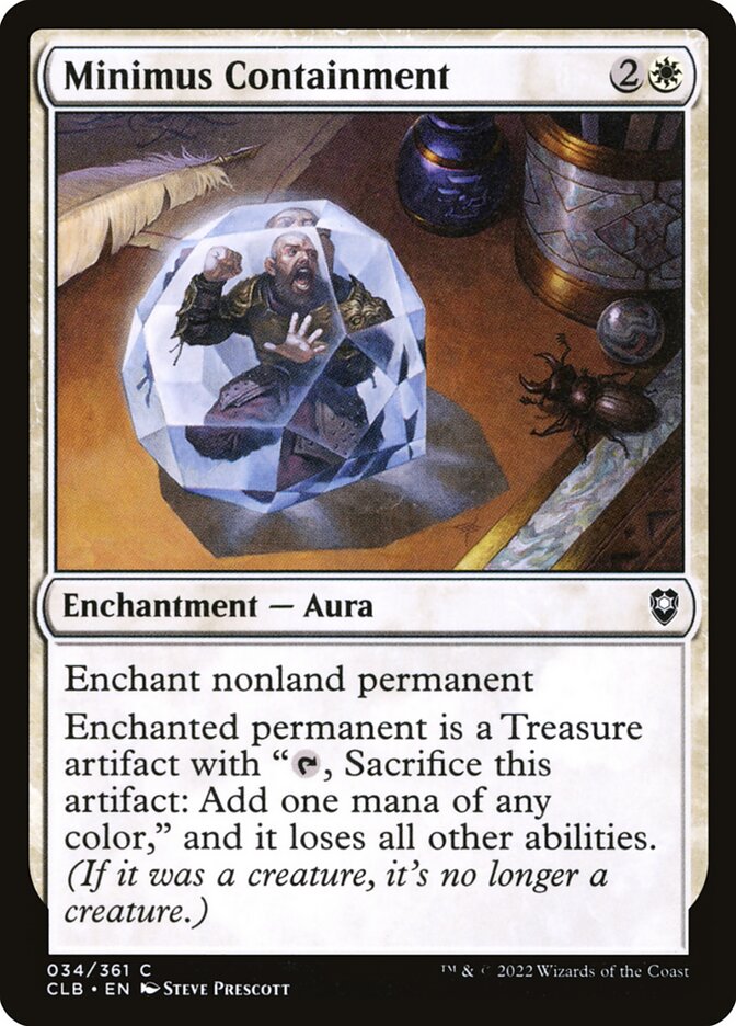 Minimus Containment 34 (Commander Legends: Battle for Baldur's Gate)  - Foil | Good Games Adelaide SA