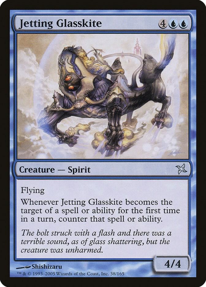 Jetting Glasskite 38 (Betrayers of Kamigawa)  - Foil | Good Games Adelaide SA