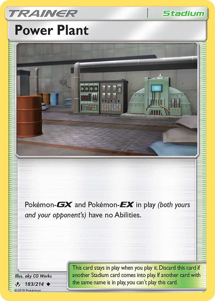 Power Plant (183/214) [Sun & Moon: Unbroken Bonds] | Good Games Adelaide SA