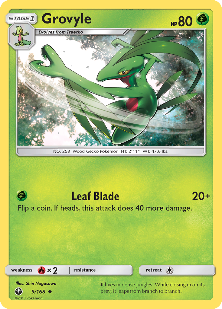 Grovyle (9/168) [Sun & Moon: Celestial Storm] | Good Games Adelaide SA