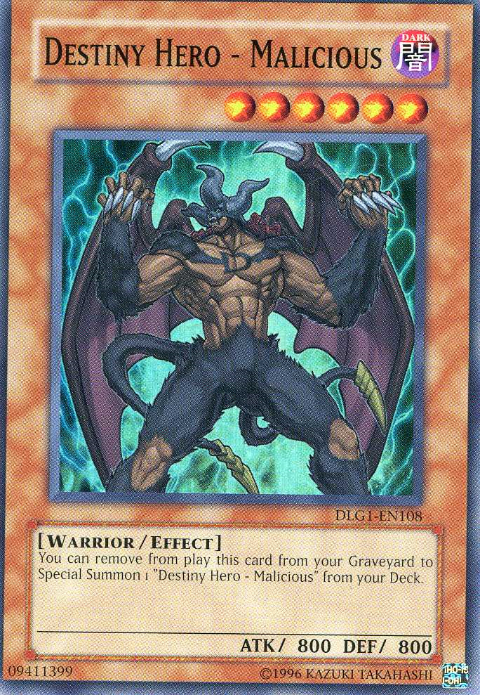 Destiny HERO - Malicious [DLG1-EN108] Super Rare | Good Games Adelaide SA