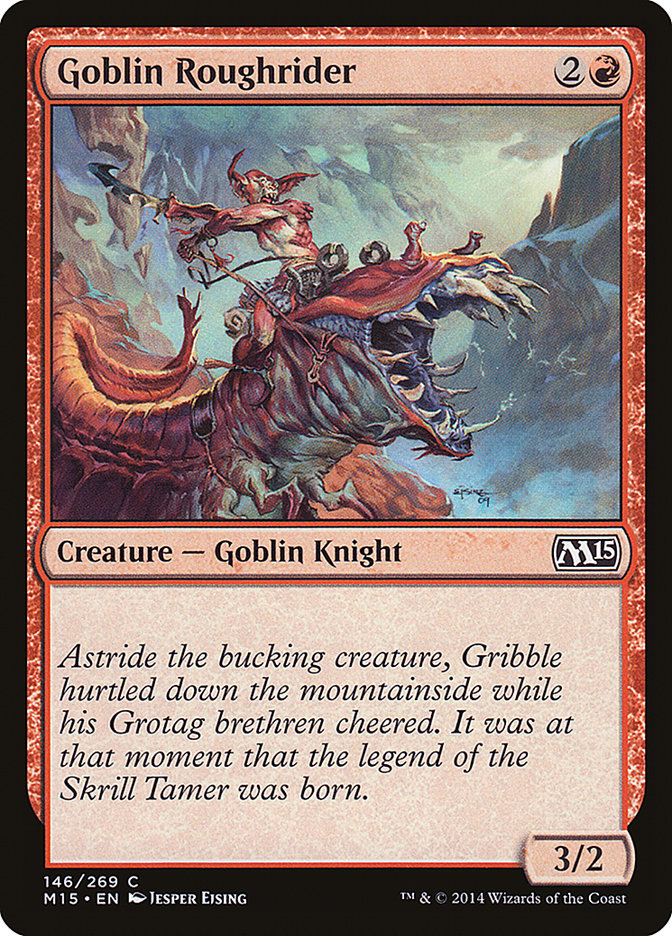 Goblin Roughrider 146 (Magic 2015 (M15))  - Foil | Good Games Adelaide SA