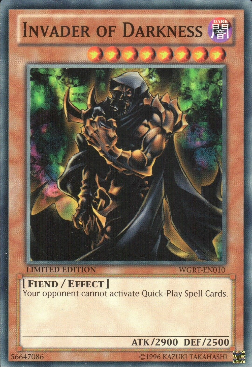 Invader of Darkness [WGRT-EN010] Common | Good Games Adelaide SA