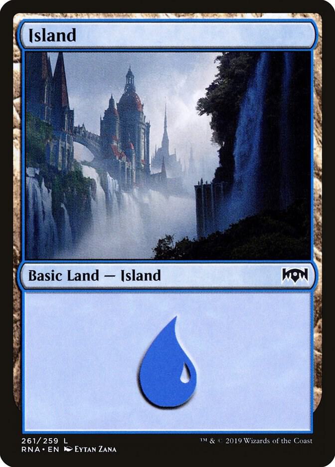 Island 261 (Ravnica Allegiance)  - Foil | Good Games Adelaide SA