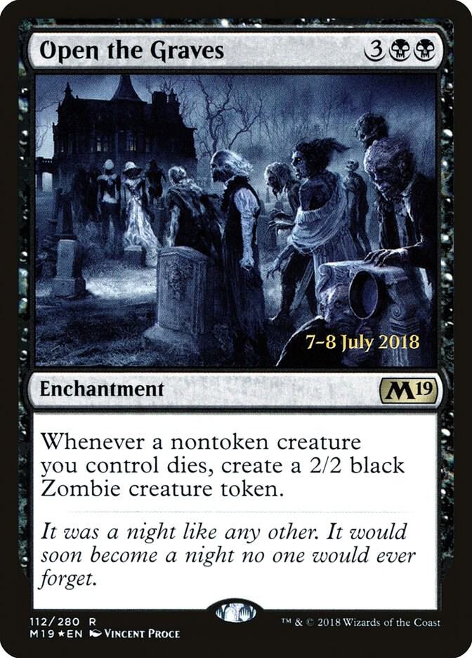 Open the Graves 112 (Prerelease Cards)  - Foil | Good Games Adelaide SA