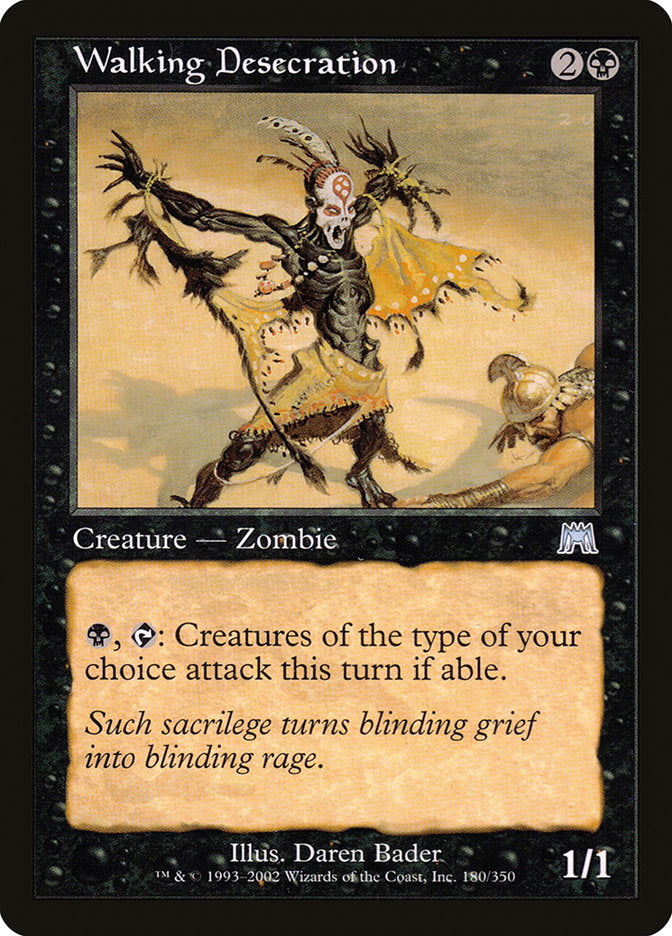 Walking Desecration 180 (Onslaught)  - Foil | Good Games Adelaide SA
