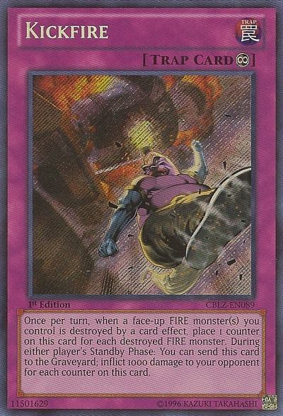 Kickfire [CBLZ-EN089] Secret Rare | Good Games Adelaide SA