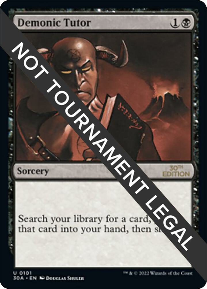 Demonic Tutor 101 (30th Anniversary Edition)  | Good Games Adelaide SA