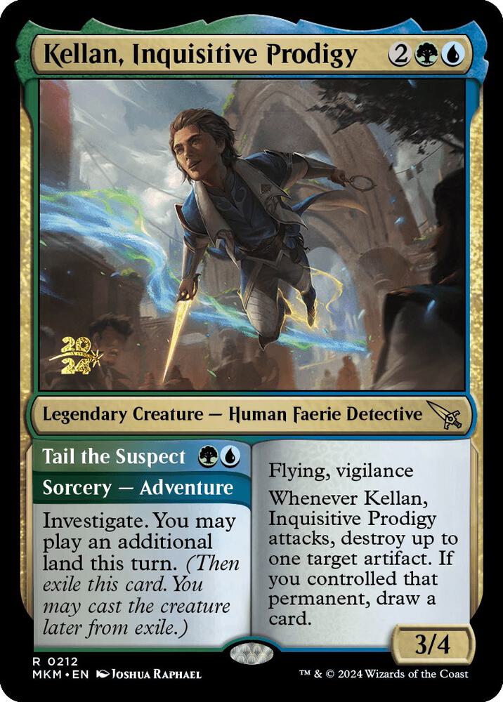 Kellan Inquisitive Prodigy 212 (Prerelease Cards)  - Foil | Good Games Adelaide SA