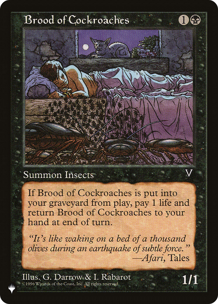 Brood of Cockroaches [The List Reprints] | Good Games Adelaide SA