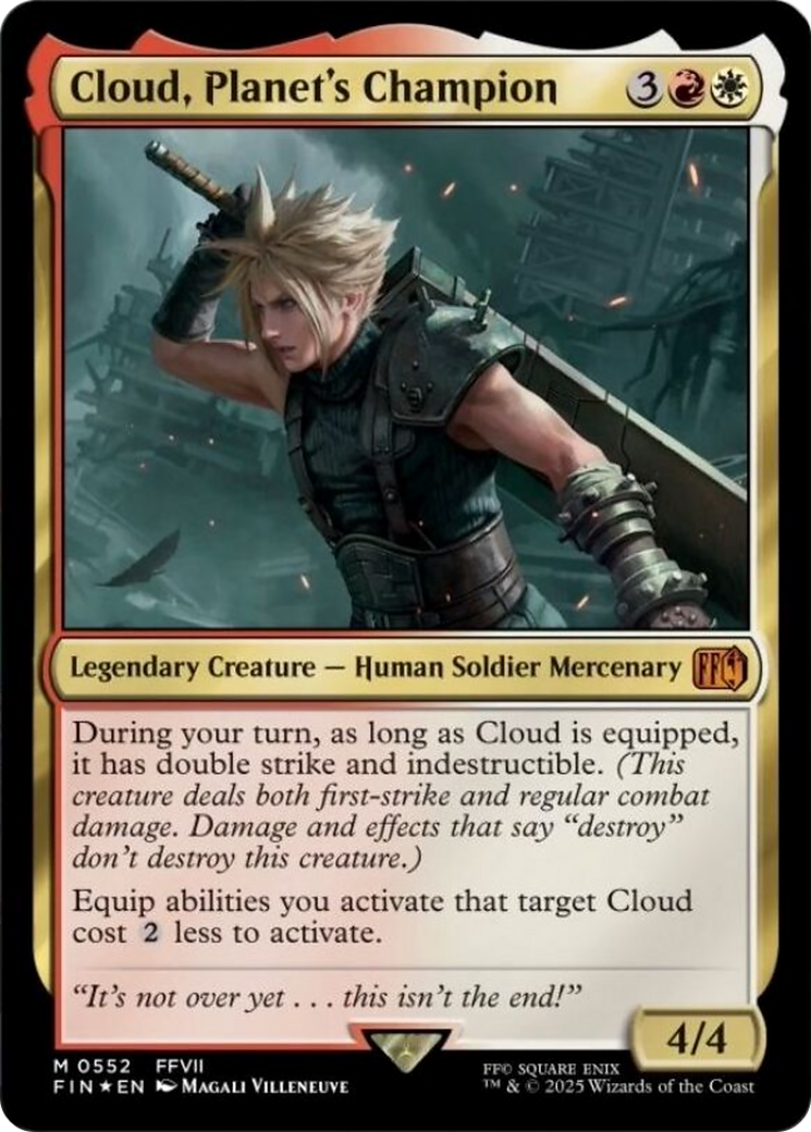 Cloud. Planet's Champion [FINAL FANTASY] | Good Games Adelaide SA