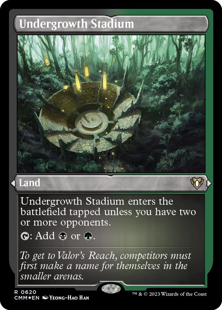 Undergrowth Stadium 620 (Commander Masters)  - Etched Foil | Good Games Adelaide SA