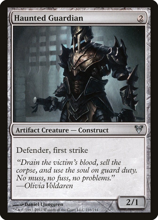 Haunted Guardian 216 (Avacyn Restored)  - Foil | Good Games Adelaide SA