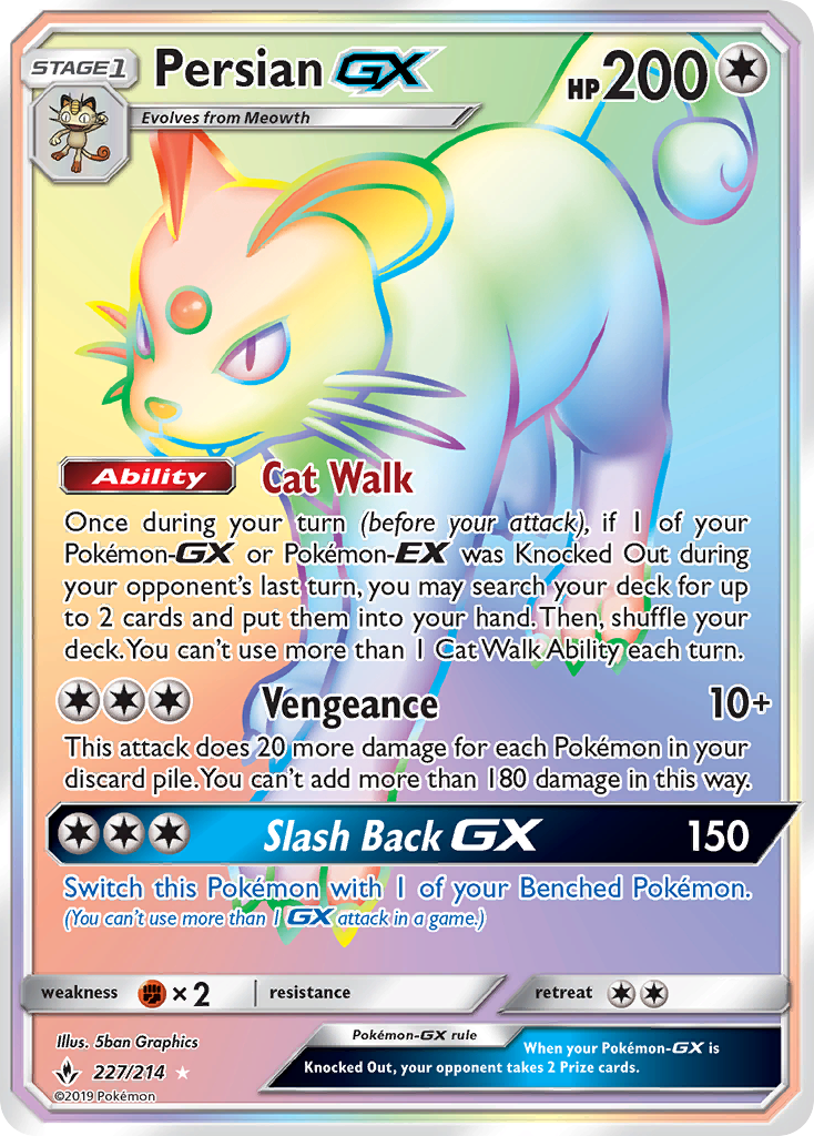 Persian GX (227/214) [Sun & Moon: Unbroken Bonds] | Good Games Adelaide SA