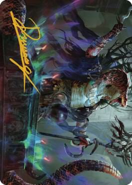Sivriss Nightmare Speaker Art Card 32 81 Gold Stamped Signature 32 (Art Series: Commander Legends: Battle for Baldur's Gate)  | Good Games Adelaide SA