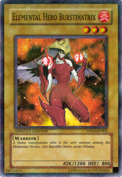 Elemental Hero Burstinatrix [MF03-EN002] Parallel Rare | Good Games Adelaide SA