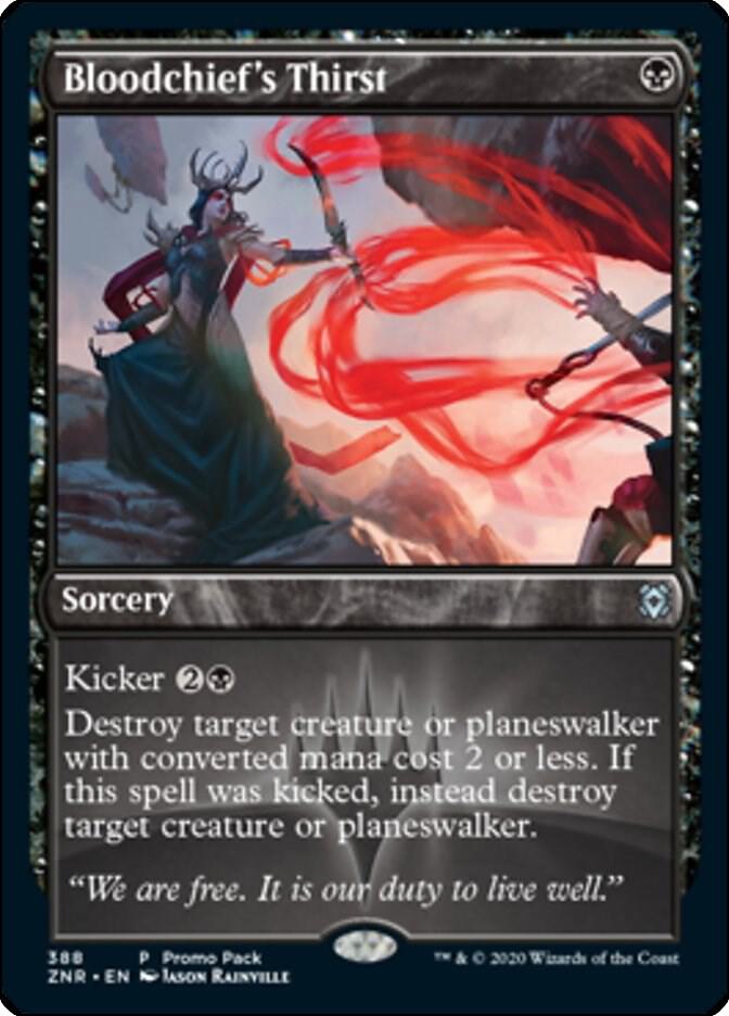 Bloodchiefs Thirst 388 (Promo Pack: Zendikar Rising)  | Good Games Adelaide SA