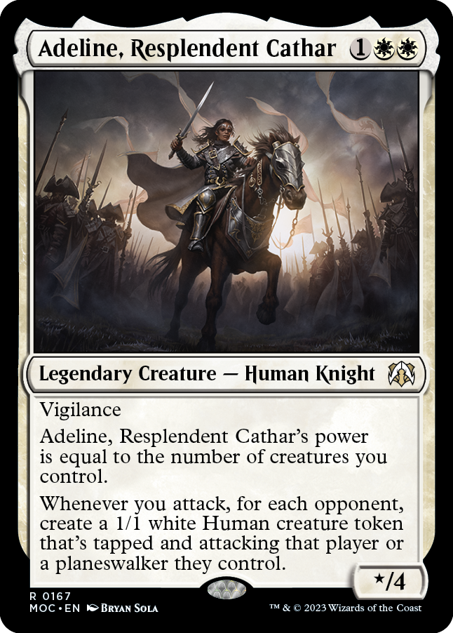 Adeline, Resplendent Cathar [March of the Machine Commander] | Good Games Adelaide SA