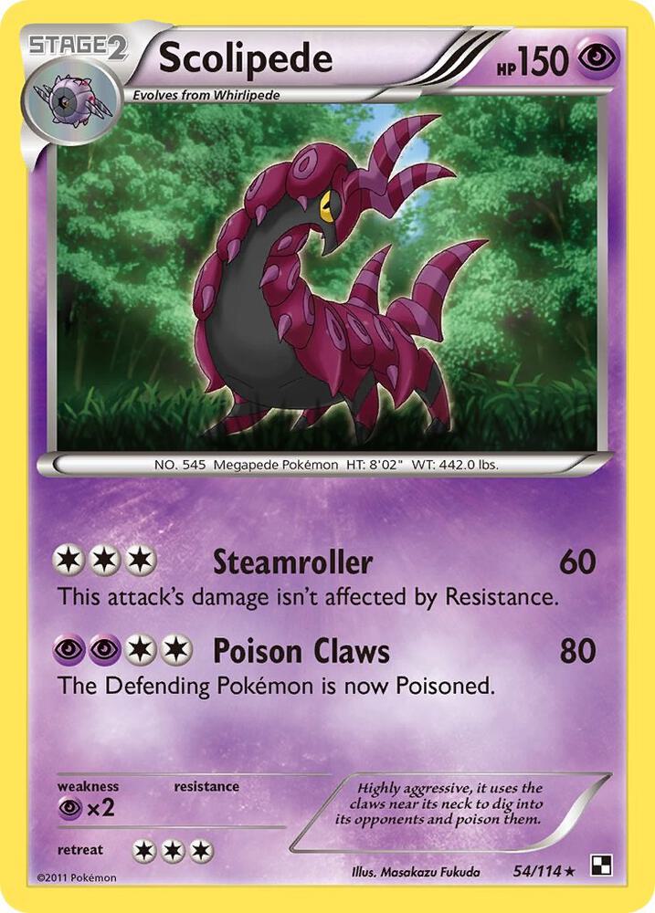 Scolipede 54/114 (Black and White)  | Good Games Adelaide SA