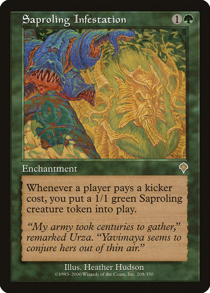 Saproling Infestation 208 (Invasion)  | Good Games Adelaide SA