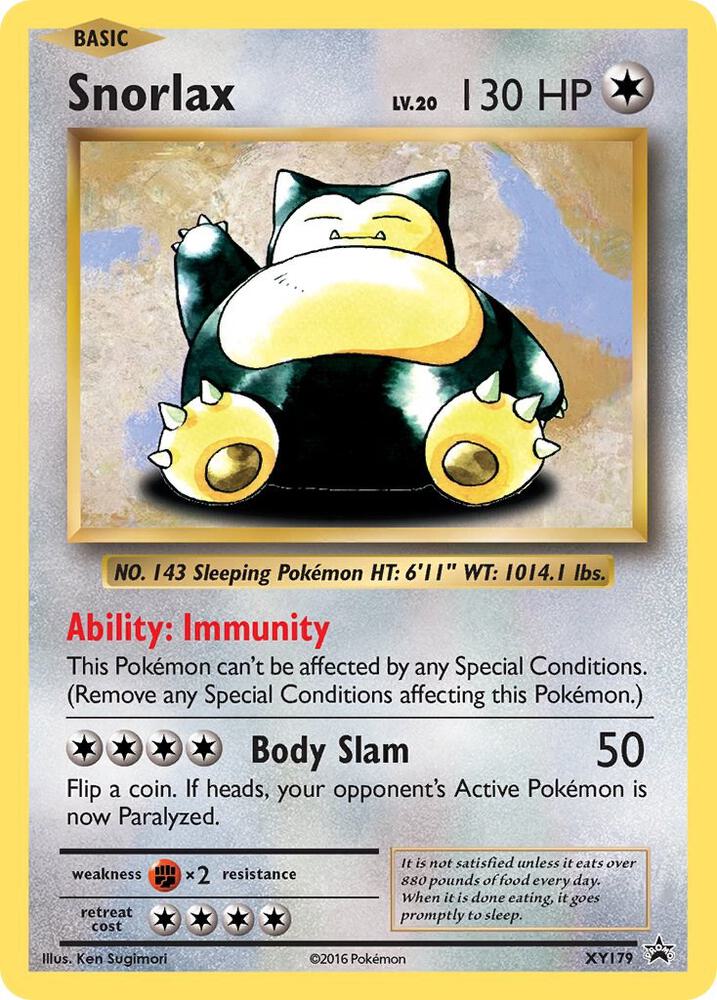 Snorlax XY179 (XY Promos)  - Holofoil | Good Games Adelaide SA