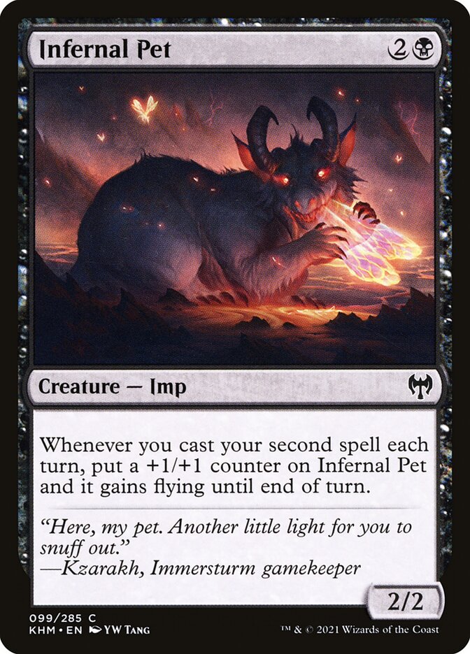 Infernal Pet 99 (Kaldheim)  - Foil | Good Games Adelaide SA