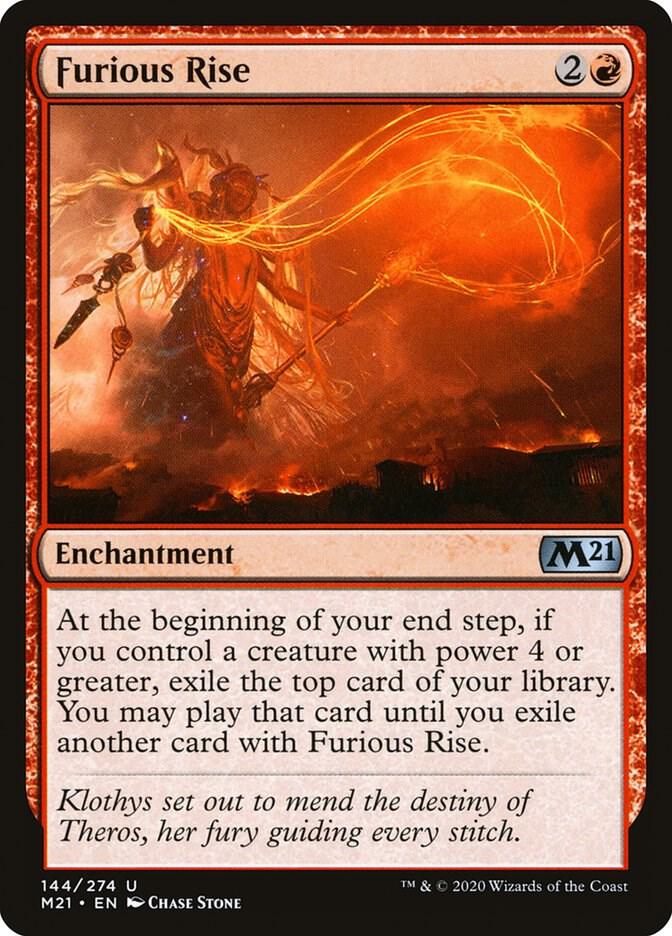 Furious Rise 144 (Core Set 2021)  - Foil | Good Games Adelaide SA