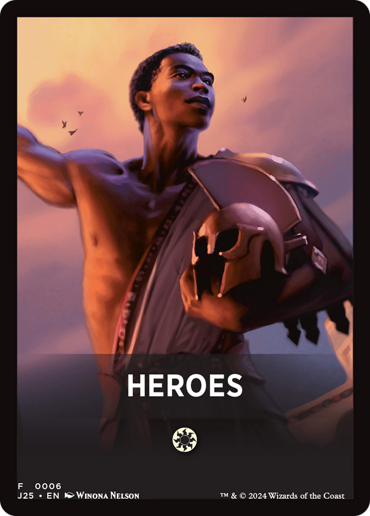 Heroes Theme Card [Foundations Jumpstart Front Cards] | Good Games Adelaide SA