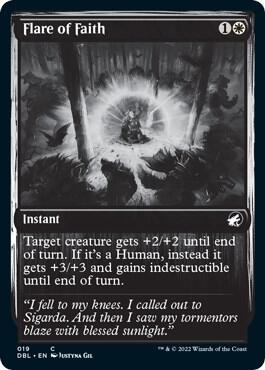 Flare of Faith 19 (Innistrad: Double Feature)  - Foil | Good Games Adelaide SA