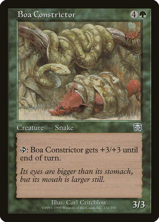 Boa Constrictor 231 (Mercadian Masques)  | Good Games Adelaide SA