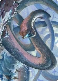 Koma Cosmos Serpent Art Card 60 81 60 (Art Series: Kaldheim)  | Good Games Adelaide SA