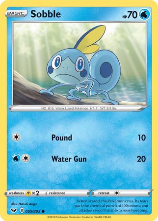 Sobble (055/202) (Premium Collection) [Sword & Shield: Base Set] | Good Games Adelaide SA