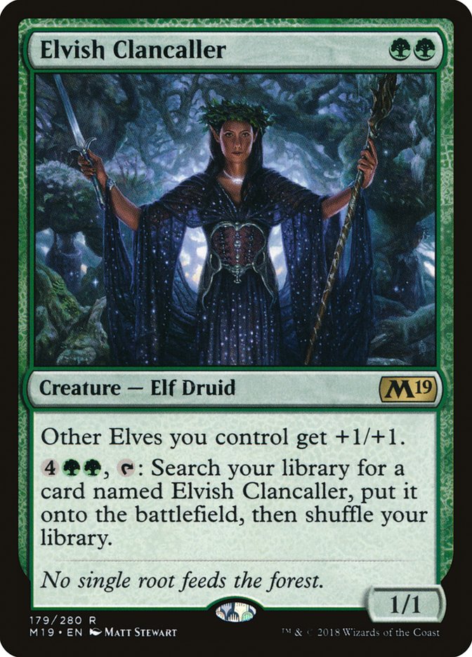 Elvish Clancaller 179 (Core Set 2019)  | Good Games Adelaide SA