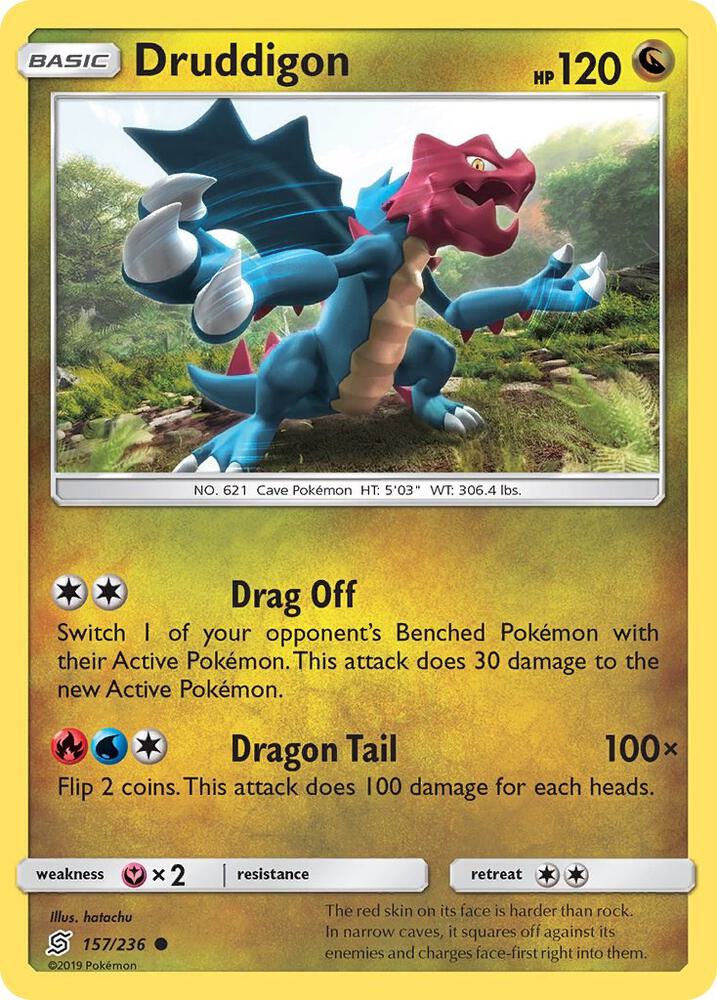 Druddigon 157/236 (SM - Unified Minds)  | Good Games Adelaide SA