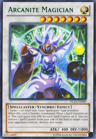 Arcanite Magician (Green) [DL14-EN009] Rare | Good Games Adelaide SA