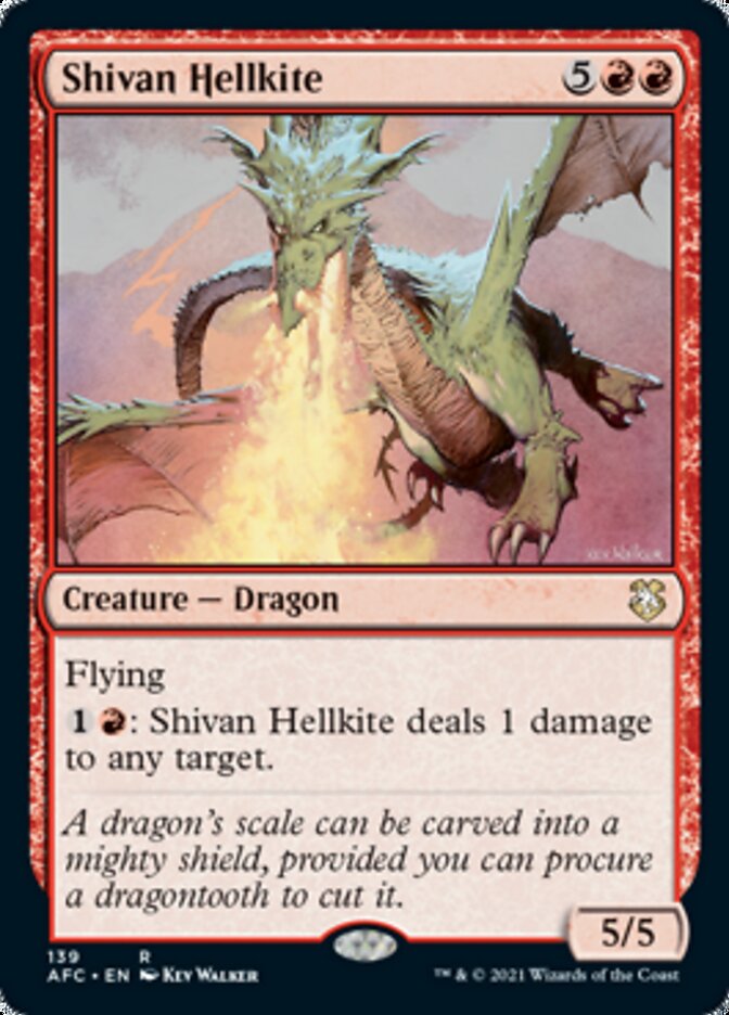 Shivan Hellkite [Dungeons & Dragons: Adventures in the Forgotten Realms Commander] | Good Games Adelaide SA