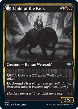 Child of the Pack 501 (Innistrad: Double Feature)  | Good Games Adelaide SA
