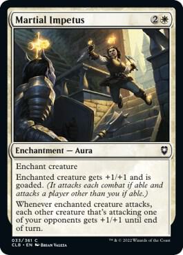 Martial Impetus 33 (Commander Legends: Battle for Baldur's Gate)  - Foil | Good Games Adelaide SA