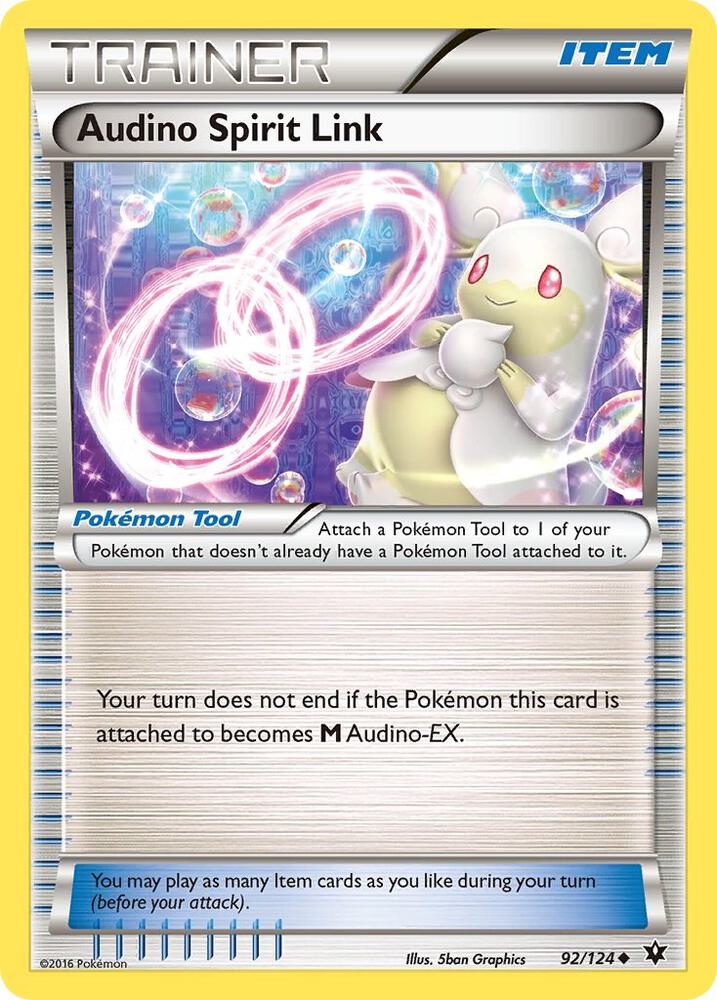 Audino Spirit Link 92/124 (XY - Fates Collide)  | Good Games Adelaide SA
