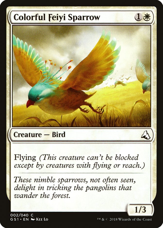 Colorful Feiyi Sparrow 2 (Global Series Jiang Yanggu & Mu Yanling)  | Good Games Adelaide SA