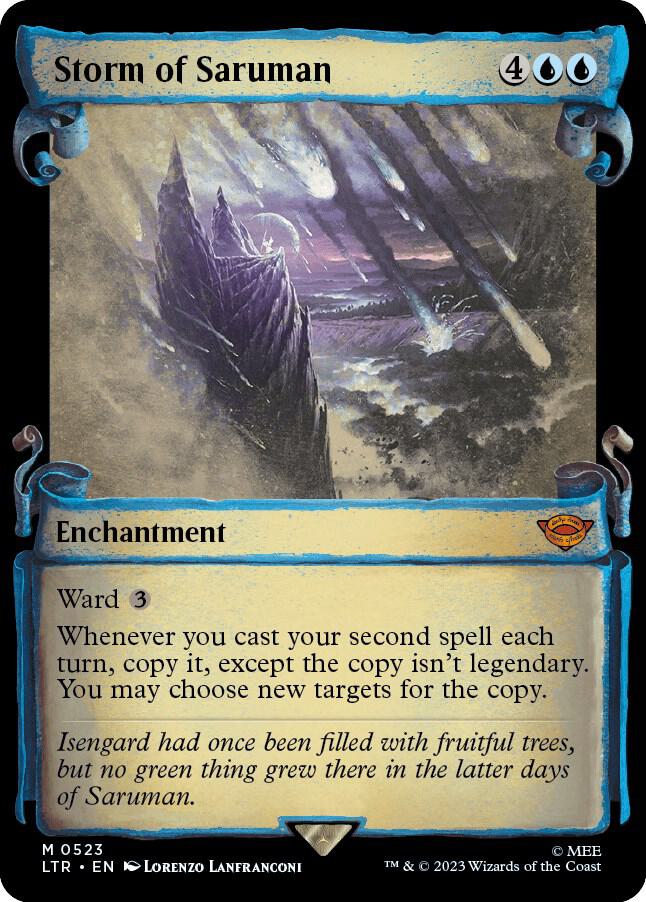 Storm of Saruman Showcase Scrolls 523 (Universes Beyond: The Lord of the Rings: Tales of Middle-earth)  - Foil | Good Games Adelaide SA