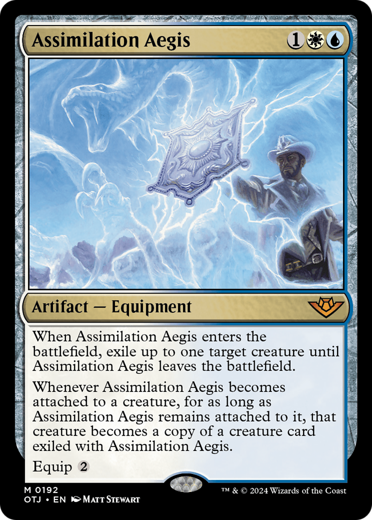 Assimilation Aegis [Outlaws of Thunder Junction] | Good Games Adelaide SA