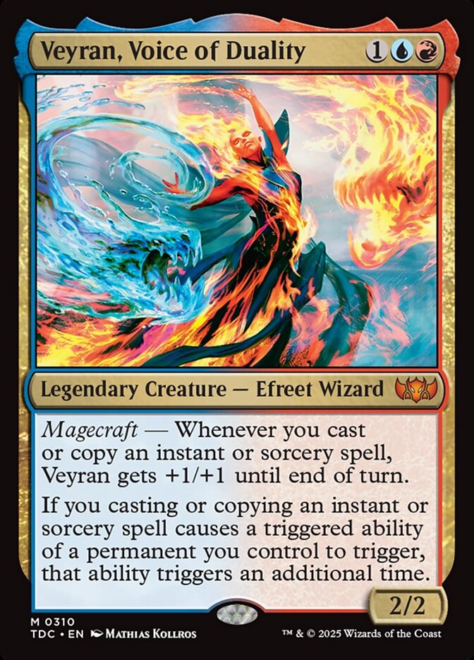 Veyran, Voice of Duality 310 (Commander: Tarkir: Dragonstorm)  | Good Games Adelaide SA