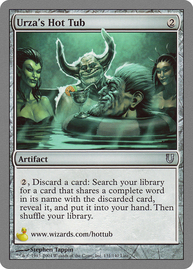 Urza's Hot Tub 131 (Unhinged)  - Foil | Good Games Adelaide SA