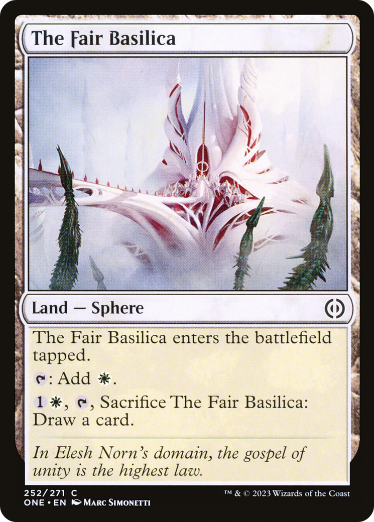 The Fair Basilica [Phyrexia: All Will Be One] | Good Games Adelaide SA
