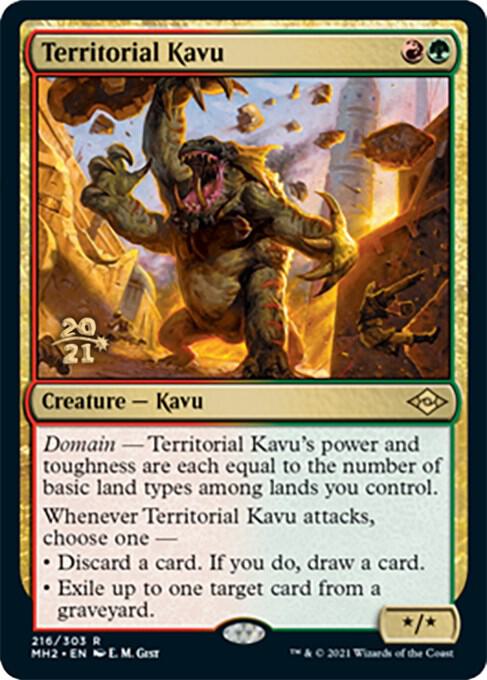 Territorial Kavu 216 (Prerelease Cards)  - Foil | Good Games Adelaide SA