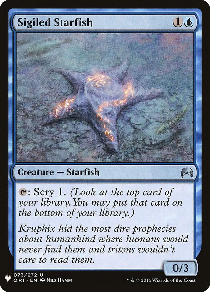 Sigiled Starfish 73 (The List Reprints)  | Good Games Adelaide SA