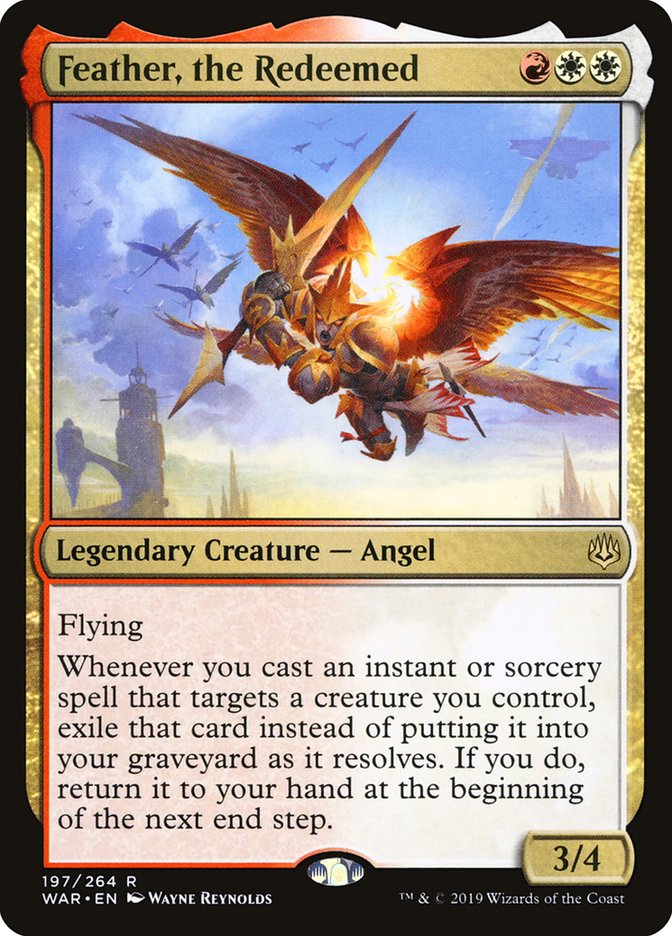 Feather, the Redeemed 197 (War of the Spark)  - Foil | Good Games Adelaide SA