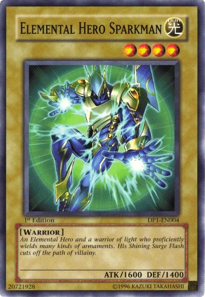 Elemental Hero Sparkman [DP1-EN004] Common | Good Games Adelaide SA